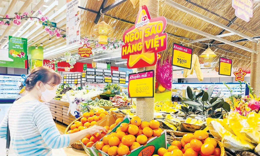 Tỷ lệ hàng Việt Nam được định hướng chiếm trên 80% tại các kênh bán lẻ hiện đại - Ảnh: MOIT.