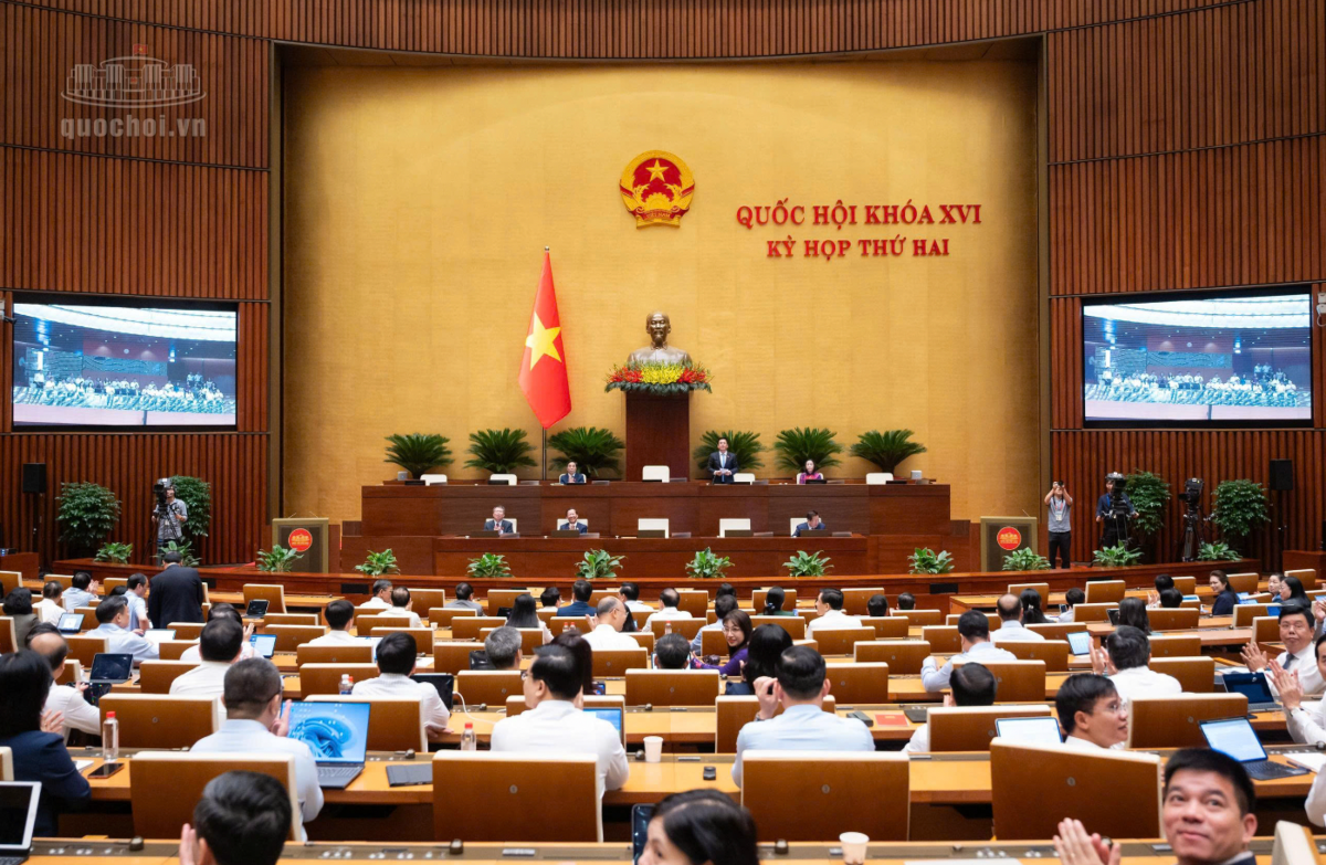 Toàn cảnh phiên họp - Ảnh: quochoi.vn