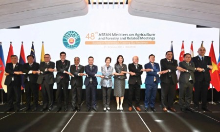 Hội nghị Bộ trưởng Nông Lâm nghiệp ASEAN lần thứ 48 khai mạc tại Singapore. Ảnh: mae.gov.vn
