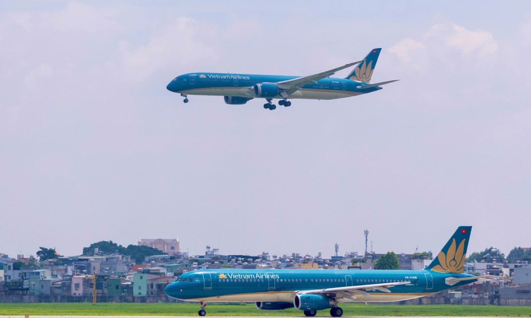 Vietnam Airlines đạt doanh thu hợp nhất hơn 114.000 tỷ đồng, duy trì tăng trưởng hai con số sau 9 tháng đầu năm 2026. Ảnh minh hoạ. Nguồn: VNA.