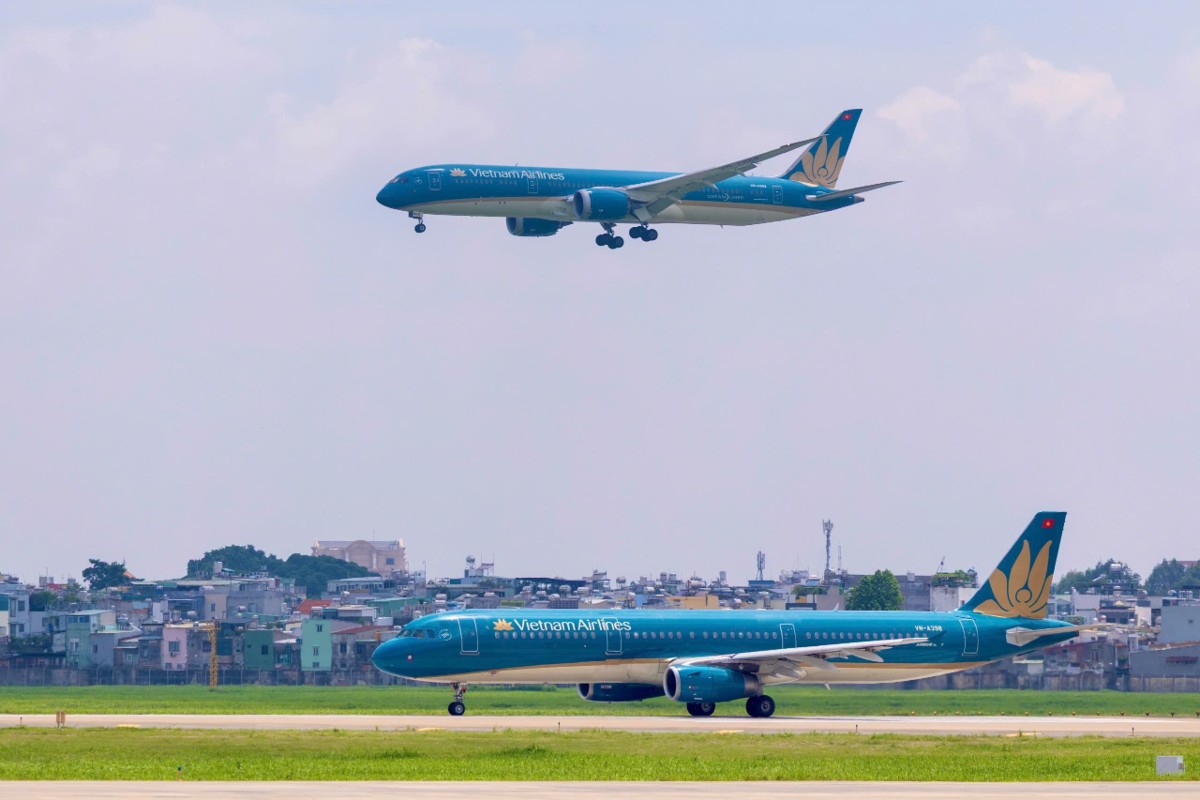 Vietnam Airlines đạt doanh thu hợp nhất hơn 114.000 tỷ đồng, duy trì tăng trưởng hai con số sau 9 tháng đầu năm 2026. Ảnh minh hoạ. Nguồn: VNA.