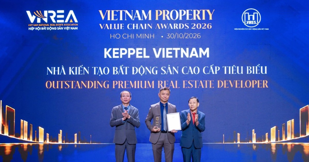 Keppel được vinh danh hai hạng mục tại "Vietnam Property Value Chain Awards 2026"
