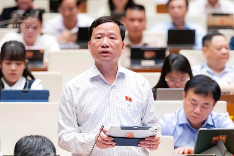 Đại biểu Nguyễn Đặng Ân - Đoàn ĐBQH tỉnh Lạng Sơn. Ảnh: quochoi.vn