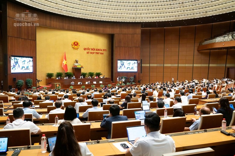 Toàn cảnh phiên họp. Ảnh: quochoi.vn