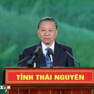 Tổng Bí thư, Chủ tịch nước Tô Lâm phát biểu tại Lễ kỷ niệm. Ảnh: TTXVN.